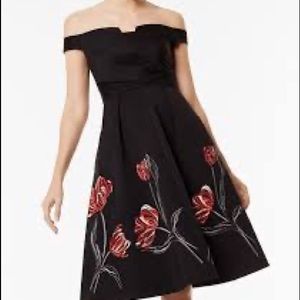 Karen millen Bardot Embroidered dress NWT size 6